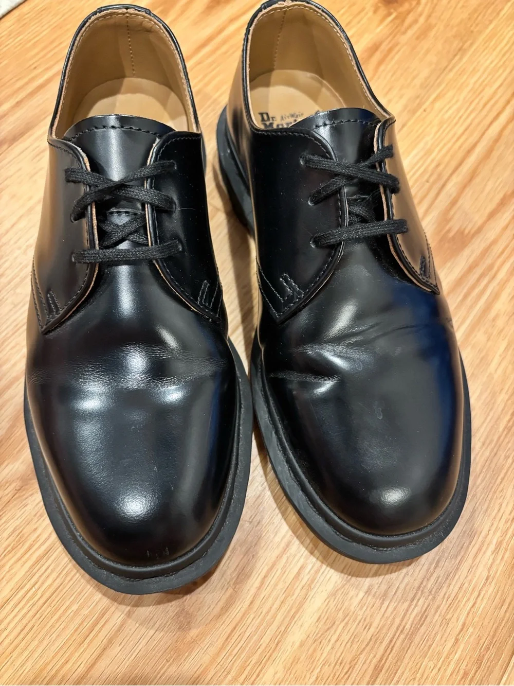 Doctor Martens Archie II Polished Smooth Leather Loafers Oxfords Size 36